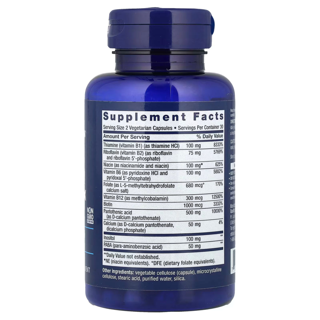 Life Extension, BioActive Complete B-Complex, 60 Vegetarian Capsules