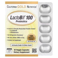 California Gold Nutrition, LactoBif® 100 Probiotics, 100 Billion CFU, Individual Veggie Capsule
