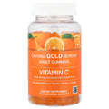 California Gold Nutrition, Vitamin C Gummies with Vitamin A from 100% Beta-Carotene, Orange, 90 Vegetarian Gummies