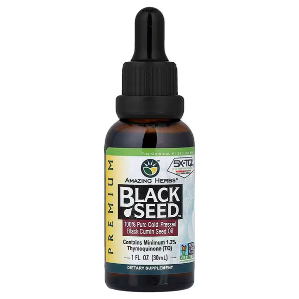 Amazing Herbs Black Seed Oil, 1 fl oz / 30 ml