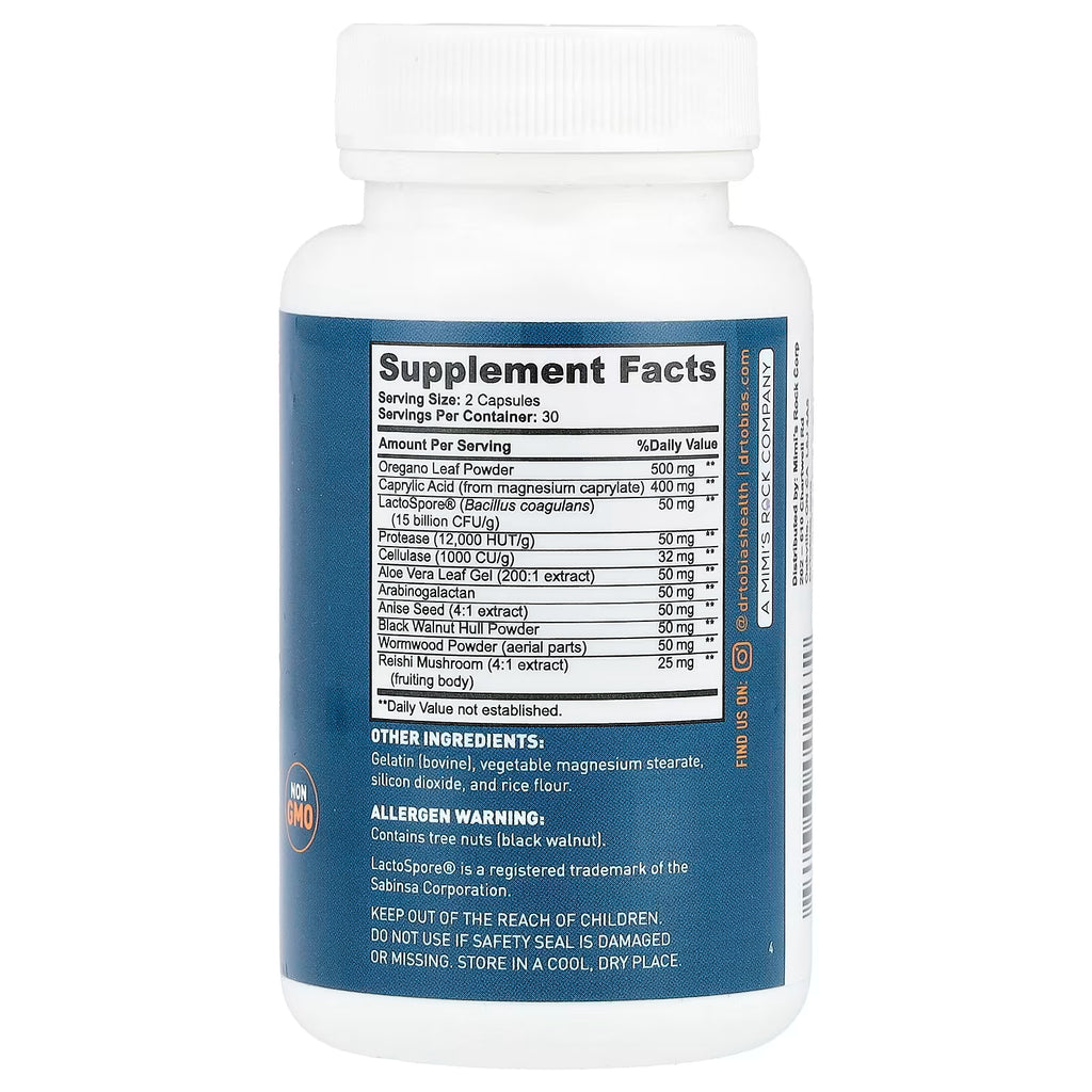 Dr. Tobias Candida Support, 60 Capsules