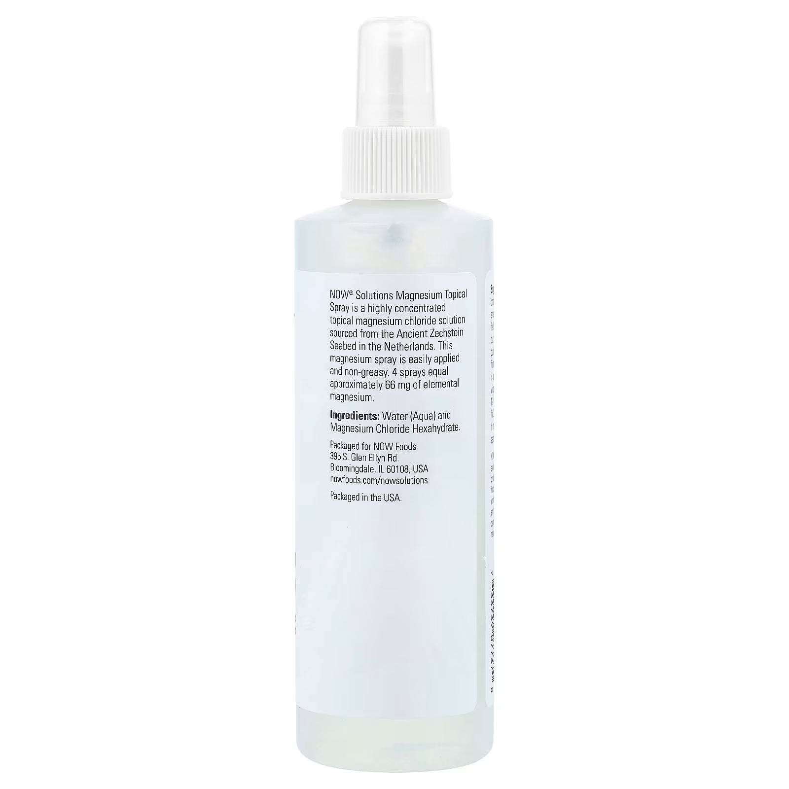 NOW Foods Magnesium Topical Spray, 8 fl oz / 237 ml