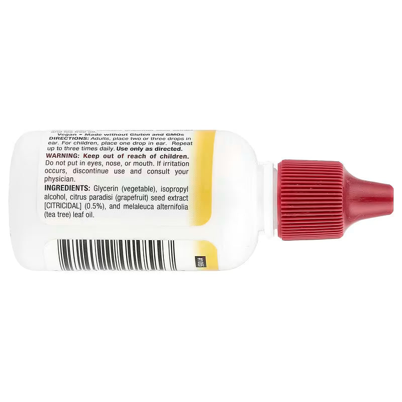 NutriBiotic, Ear Drops with Grapefruit Seed Extract Plus Tea Tree Oil, 1 fl oz (30 ml)