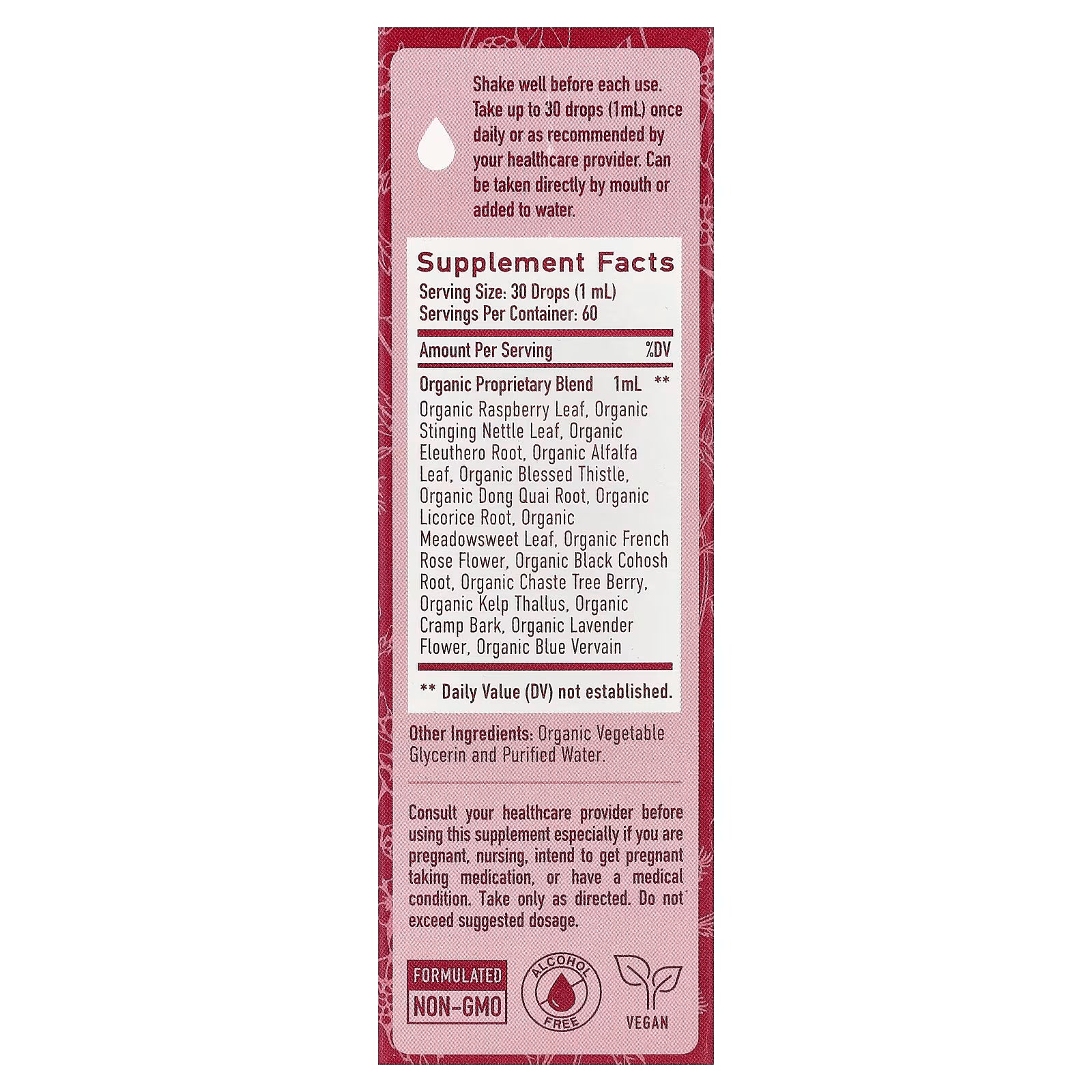 SMNutrition Women’s Hormone Balance Drops, 2 fl oz / 60 ml