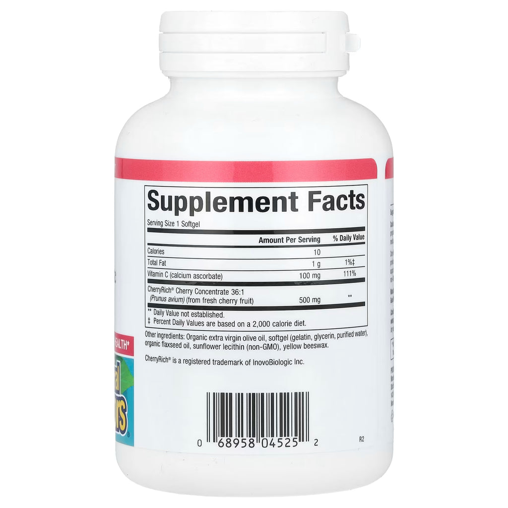 Natural Factors, Cherry Rich, Super Strength Cherry Concentrate, Sold Individually 1 Capsule