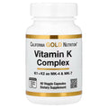 California Gold Nutrition, Vitamin K Complex, 60 Veggie Capsules