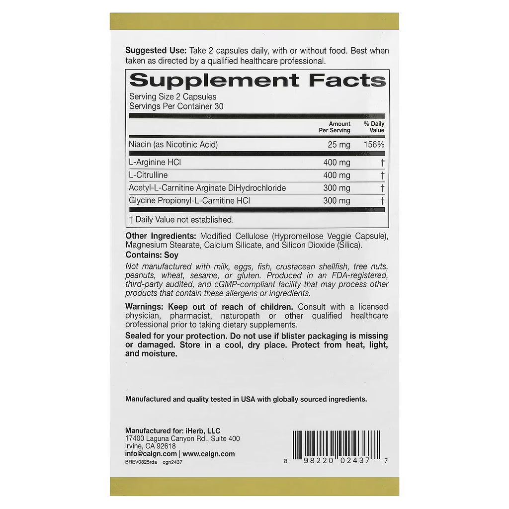 California Gold Nutrition Rexdrive Amino Men's Formula, Sold Individually 1 Capsule