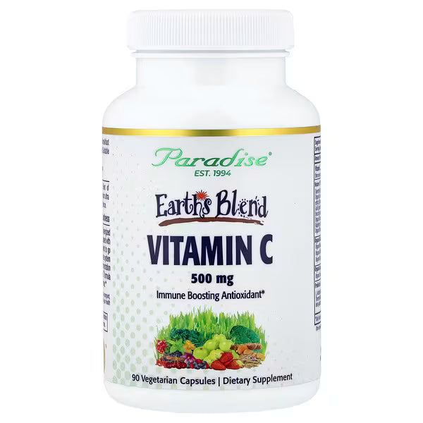 Paradise Herbs Earth’s Blend Vitamin C, 90 Vegetarian Capsules