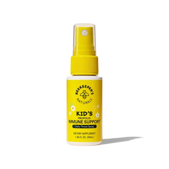 Beekeeper's Naturals Propolis Kids Immune Support Throat Spray 30mL (1.06 fl oz)