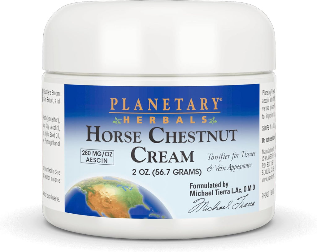 Planetary Herbals Horse Chestnut Cream, 4 oz