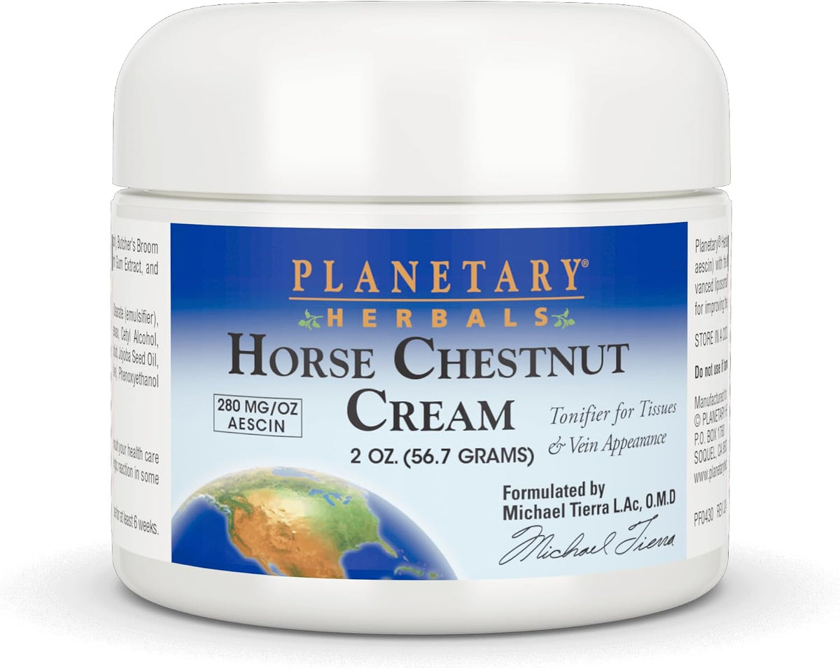 Planetary Herbals Horse Chestnut Cream, 4 oz