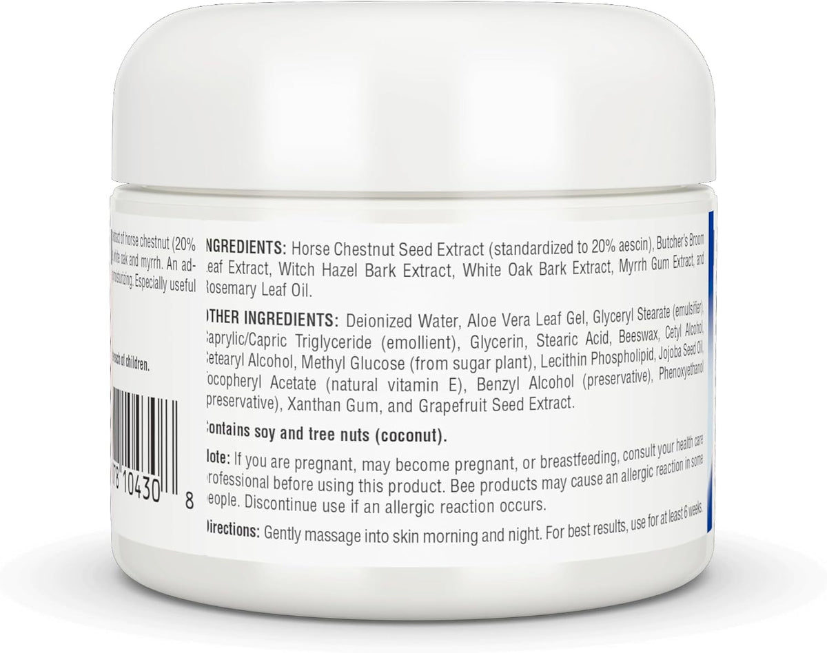 Planetary Herbals Horse Chestnut Cream, 4 oz