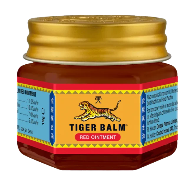Tiger Balm, Pain Relieving Ointment, 0.63 oz (18 g)